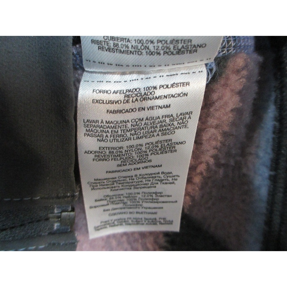 Mountain Hardwear Jacket Womens Medium Black Purple Hooded Southpass Fleece - Picture 5 of 11
